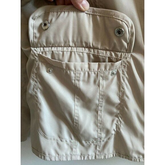 Women's Beige Utility / Field Windbreaker Jacket S - Picture 9 of 11